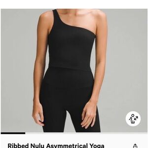Lululemon Ribbed Nulu Asymmetrical Top